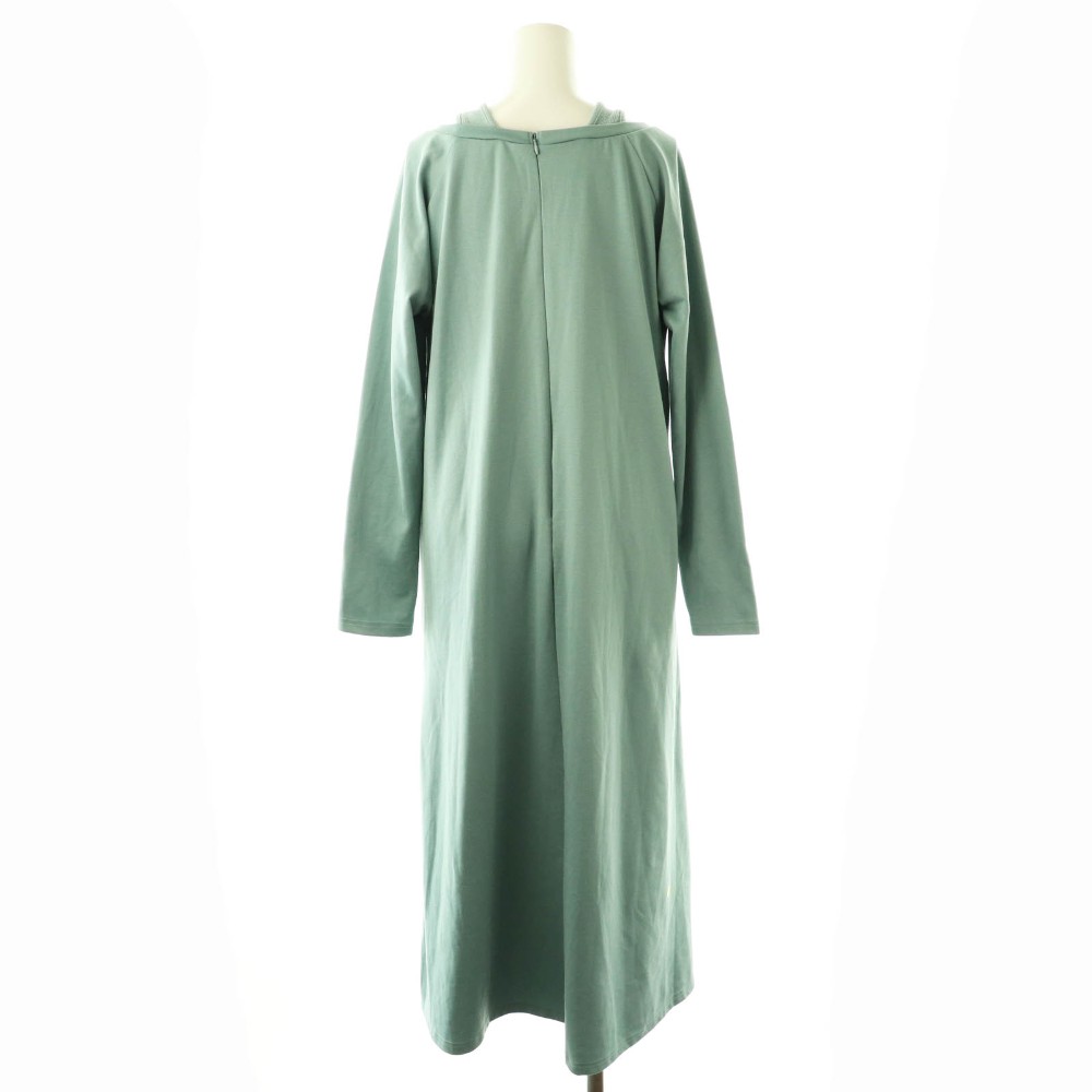【中古】神戸レタス KOBELETTUCE ワンピース ロング 長袖 M ミントブルー /DO レデ...