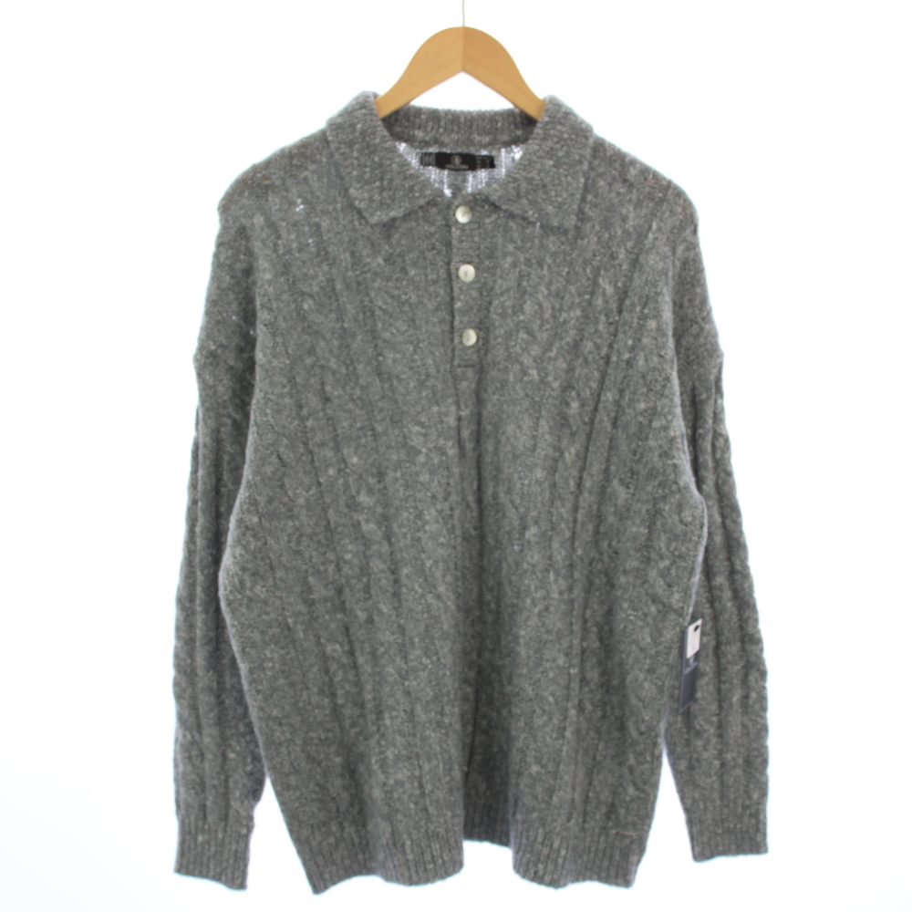 【中古】未使用品 ボルコム VOLCOM ニット セーター 長袖 XS グレー /BM メンズ 【ベクトル 古着】 260127