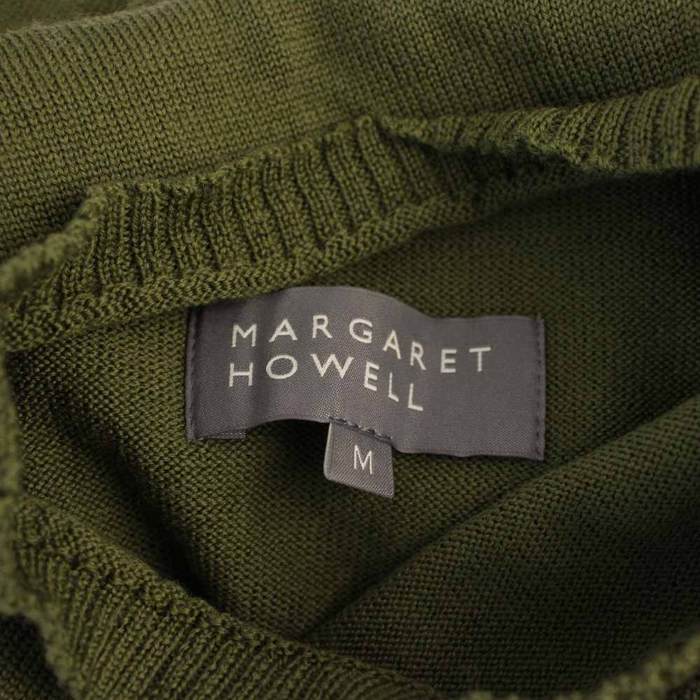 【中古】マーガレットハウエル MARGARET HOWELL 24AW ニット セーター 長袖 タートルネック ウール M 緑 579-4260006 /BM メンズ 【ベクトル 古着】 260128