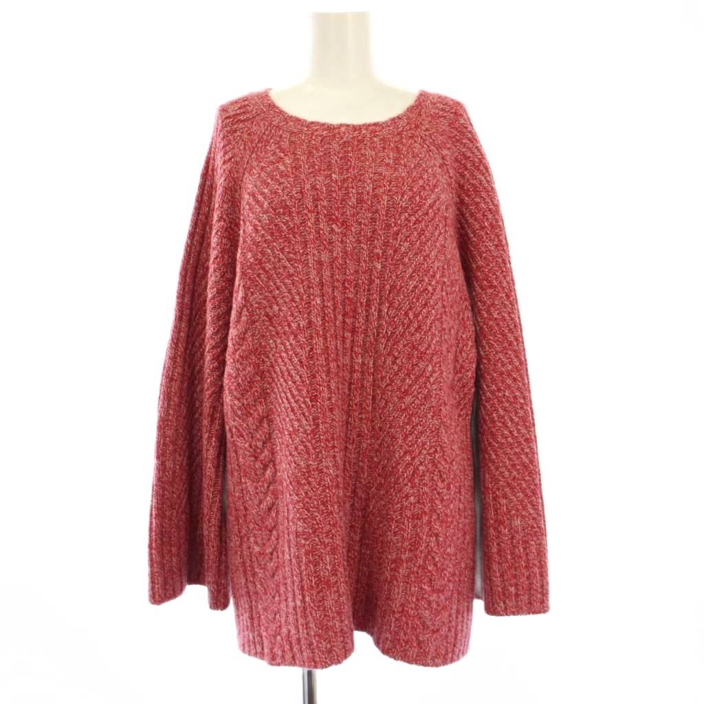 樂天商城 - 【中古】バッカ BACCA 24AW ウールカシミヤアクア ケーブルミックスニット セーター 長袖 S 赤 35024402203 /KH レディース 【ベクトル 古着】 260131