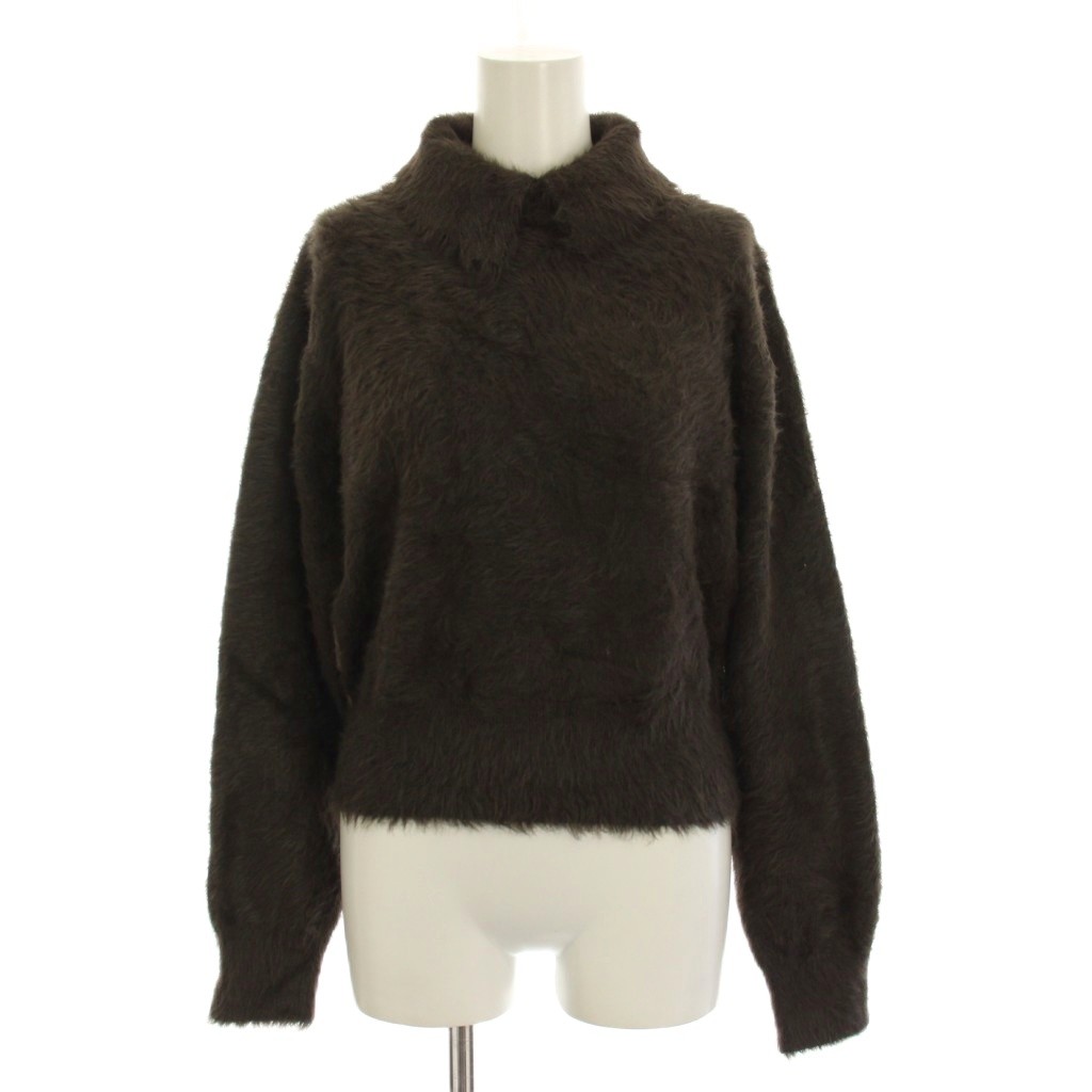 【中古】ミラオーウェン Mila Owen 25AW 衿付きニット セーター 長袖 1 ダークブラウン 茶色 09WNO255144 /YM レディース 【ベクトル 古着】 260203 auc-vector-20709031 ブランド古着の買取販売ベクトル パッケージ画像