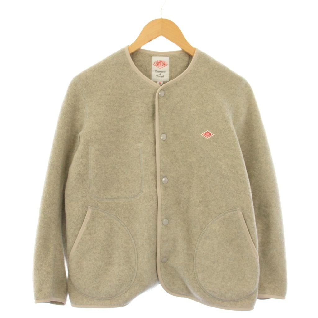 楽天市場】danton フリースノーカラージャケットの通販