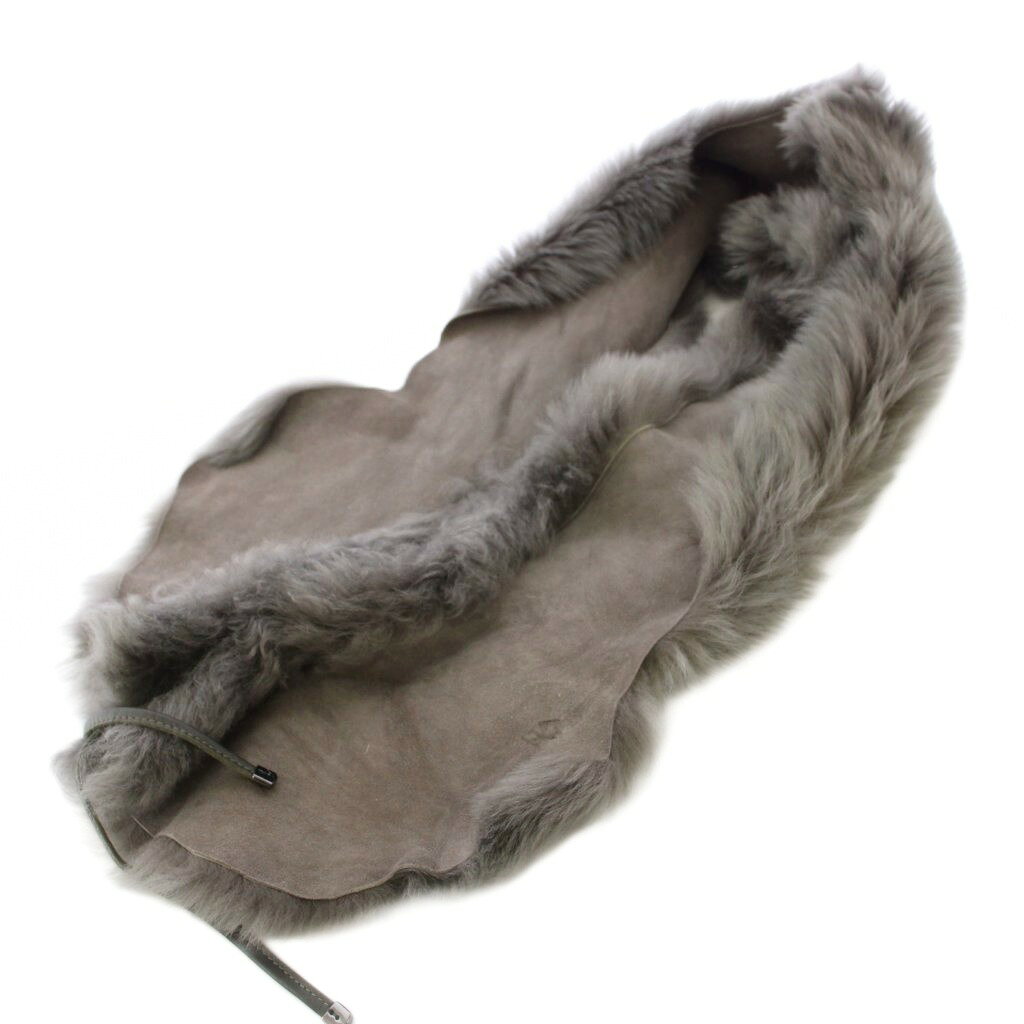 【中古】ガシュロウ＆コール GUSHLOW&COLE ファーティペット ワンカラー 羊革 F グ...