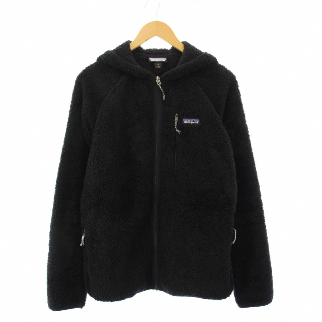 【中古】パタゴニア Patagonia Los Gatos Hoody ロスガトスフーディ ジップアップパーカー ジャケット ストレッチ ロゴ ワンポイント M 黒 ブラック 25922 /BB メンズ 【ベクトル 古着】 260208