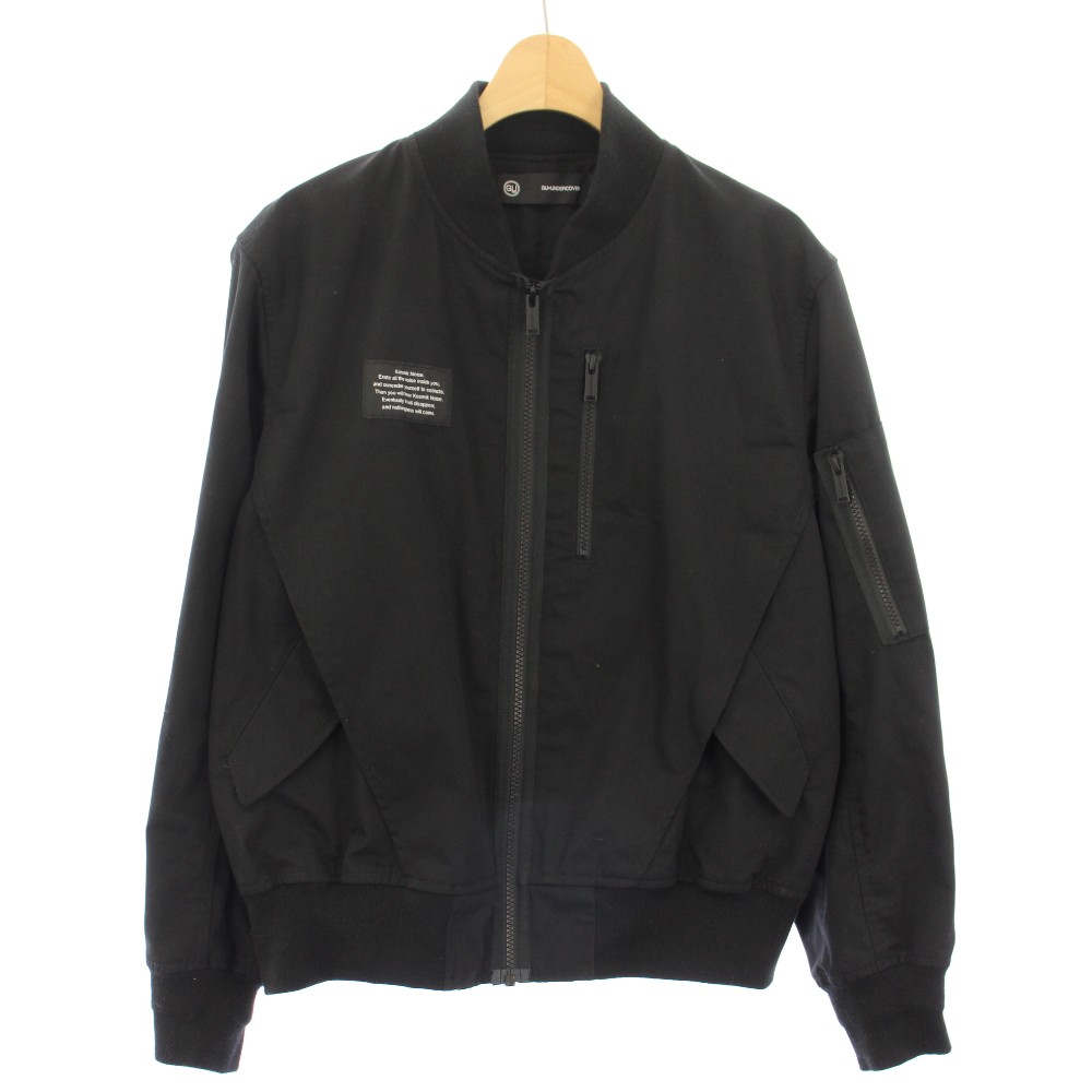 【中古】ジーユー GU アンダーカバー UNDERCOVER リブブルゾン ジップアップ S 黒 ブラック /TK メンズ 【ベクトル 古着】 260213