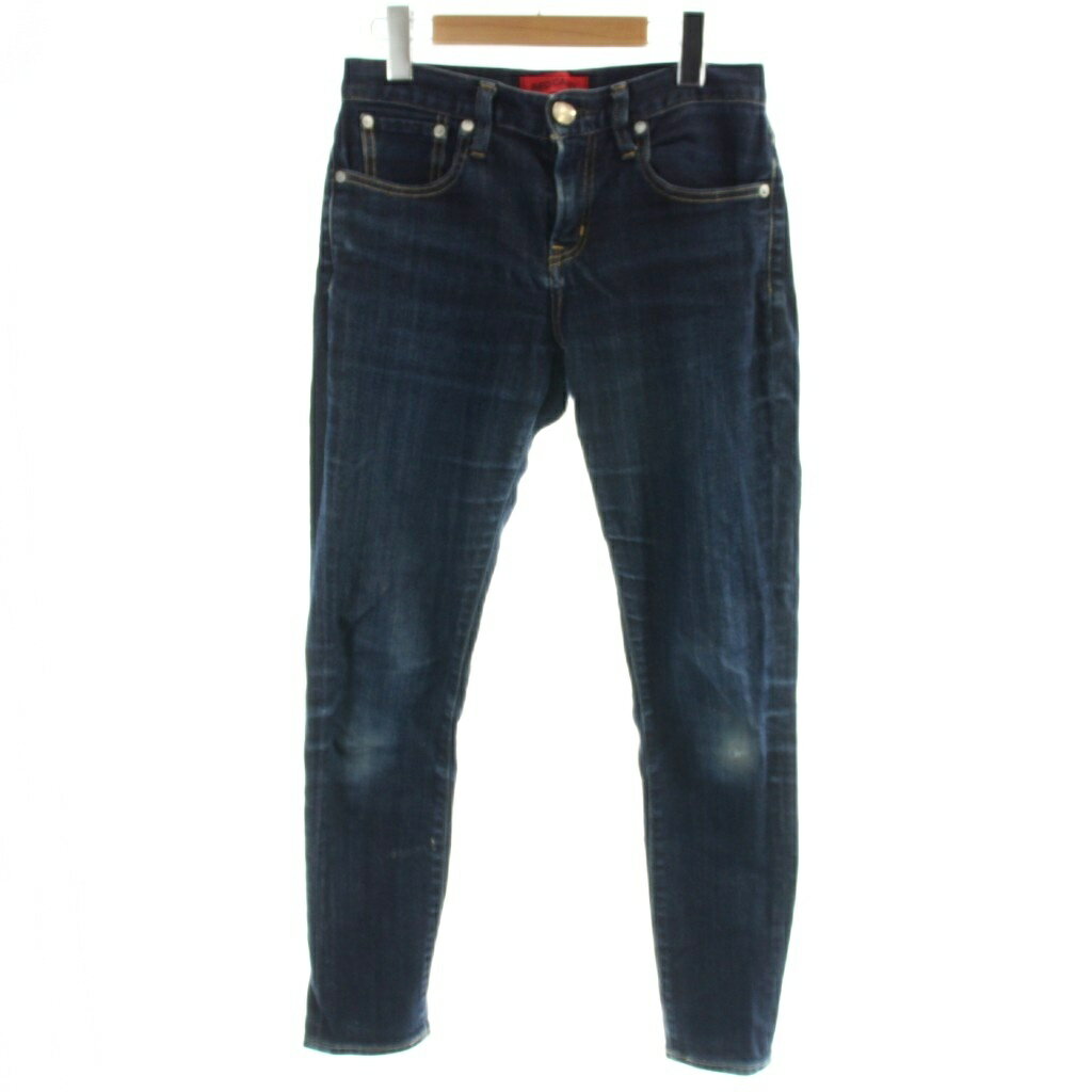 Capri Pants - 【中古】レッドカード RED CARD デニム ジーンズ 23 紺 ネイビー 無地 フルレングス /AP レディース 【ベクトル 古着】 260209