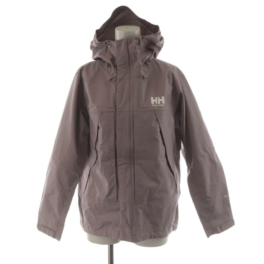 【中古】ヘリーハンセン HELLY HANSEN マウンテンパーカー M ピンク 長袖 ロゴ HOE12272 /AN32 レディース 【ベクトル 古着】 260213