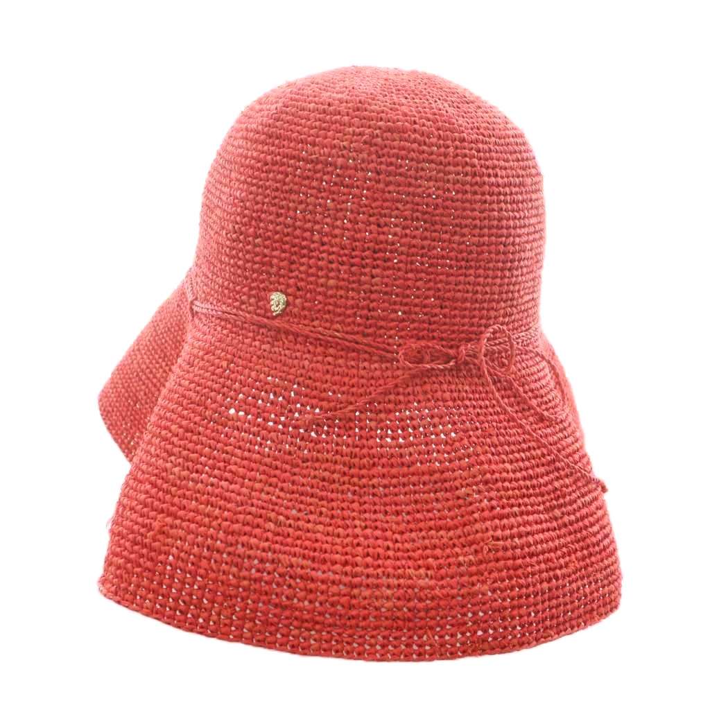 【中古】ヘレンカミンスキー HELEN KAMINSKI 麦わら帽子 ラフィア 赤 レッド /AN11 レディース 【ベクトル 古着】 260213
