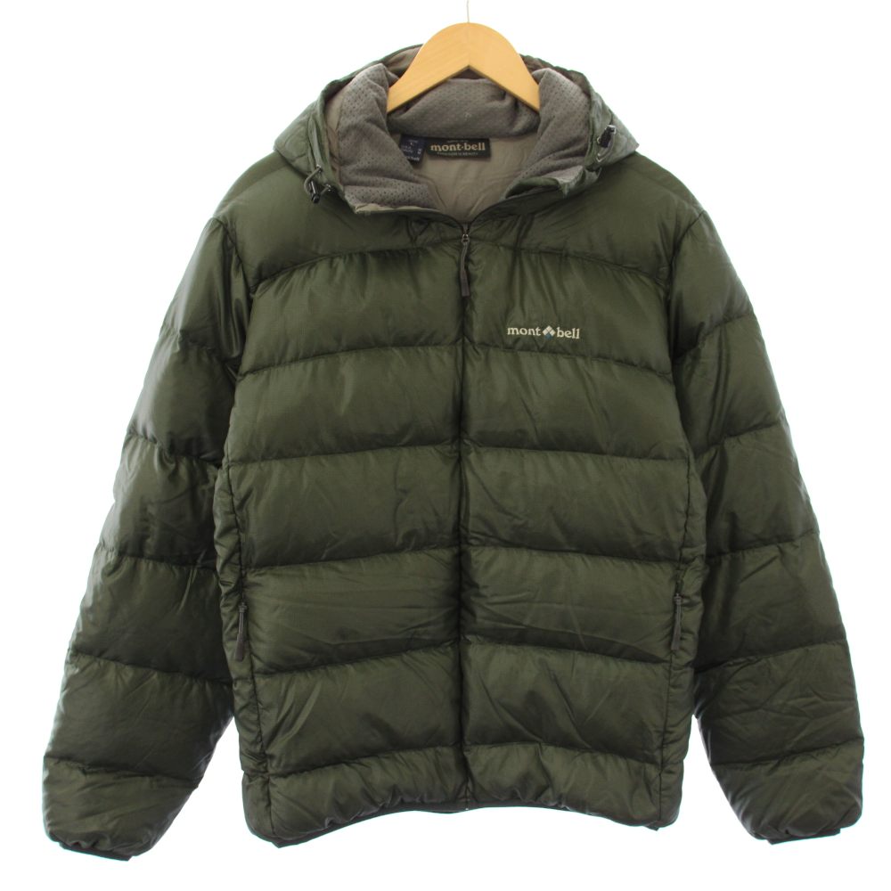 【中古】モンベル Montbell 90s ライトアルパインダウンパーカ ダウンジャケット ジップア ...