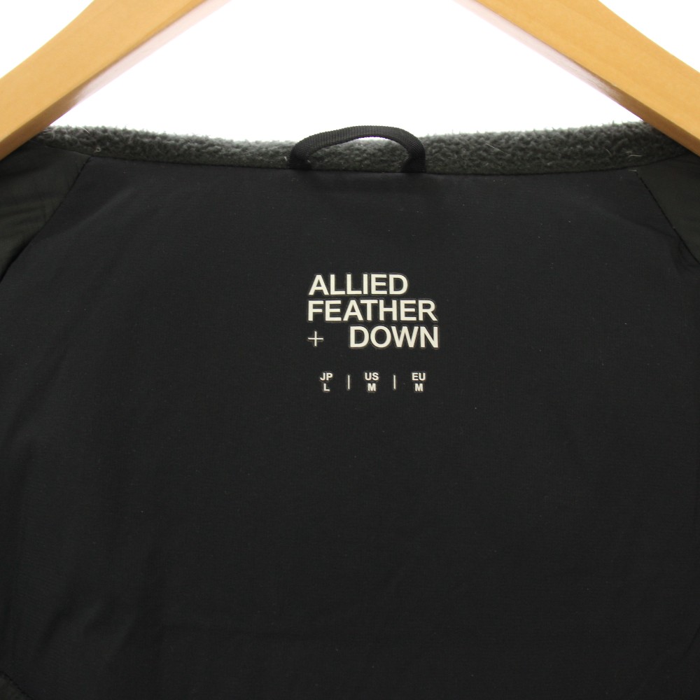 ブランド古着の買取販売ベクトルの【中古】アライドフェザーアンドダウン ALLIED FEATHER DOWN COCOON DOWN COAT コクーンダウンジャケット ジップアップ L 紺 A4399-130CO02 /KH メンズ 【ベクトル 古着】 260214｜アングル3
