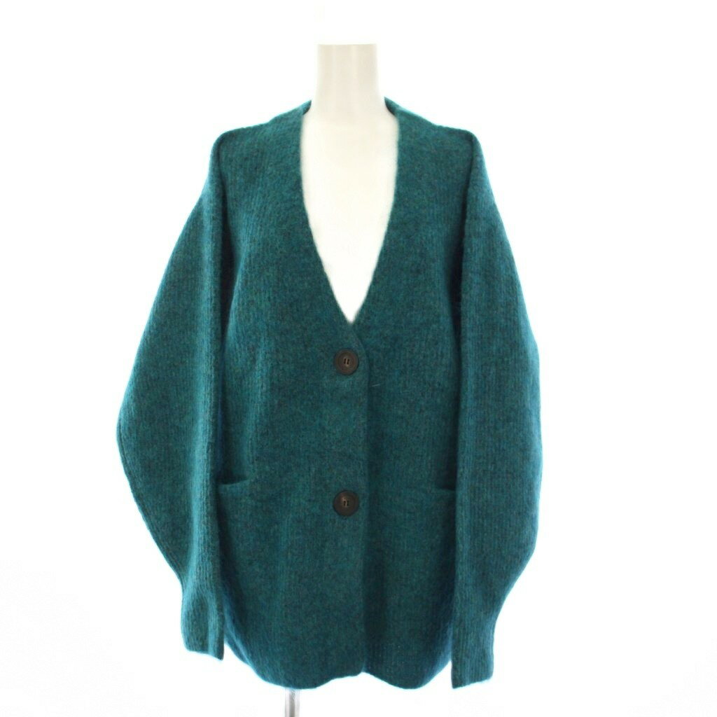 【中古】サヤカデイヴィス SAYAKA DAVIS Cocoonカーディガン ニット 長袖 S 緑 RKT201-MK /KH レディース 【ベクトル 古着】 260216