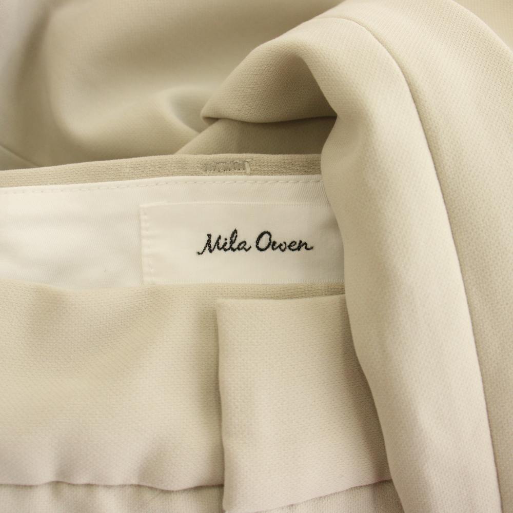 【中古】ミラオーウェン Mila Owen 22AW テーパードパンツ スラックス 1 白 ホワイト タック 無地 /HN レディース 【ベクトル 古着】 260218 auc-vector-20750390 ブランド古着の買取販売ベクトル サンプル画像3