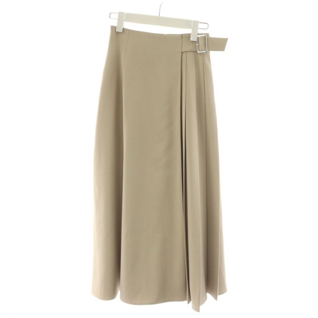 樂天商城 - 【中古】ナチュラルビューティーベーシック NATURAL BEAUTY BASIC プリーツスカート S ベージュ バックル付き ロング丈 /AN71 ■MA レディース 【ベクトル 古着】 260223