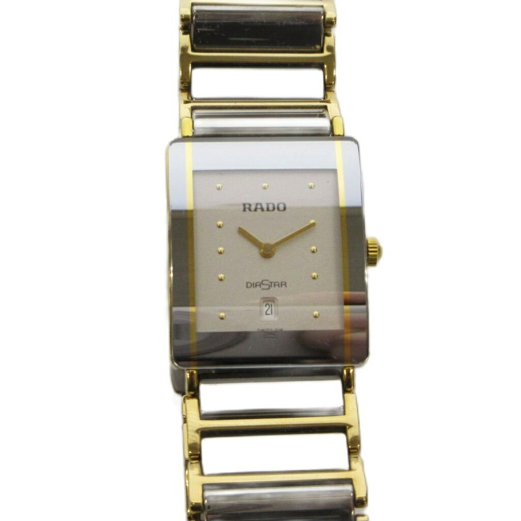 Other - 【中古】ラドー RADO ダイヤSTAR 腕時計 アナログ 2針 クォーツ シルバー色 ゴールド色 160.0381.3 /AN3 メンズ 【ベクトル 古着】 260424