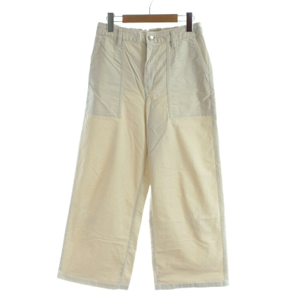 【中古】クロコダイル CROCODILE パンツ L アイボリー 無地 ワイドレッグ パッチポケット /AP レディース 【ベクトル 古着】 260223 auc-vector-20755160 ブランド古着の買取販売ベクトル パッケージ画像