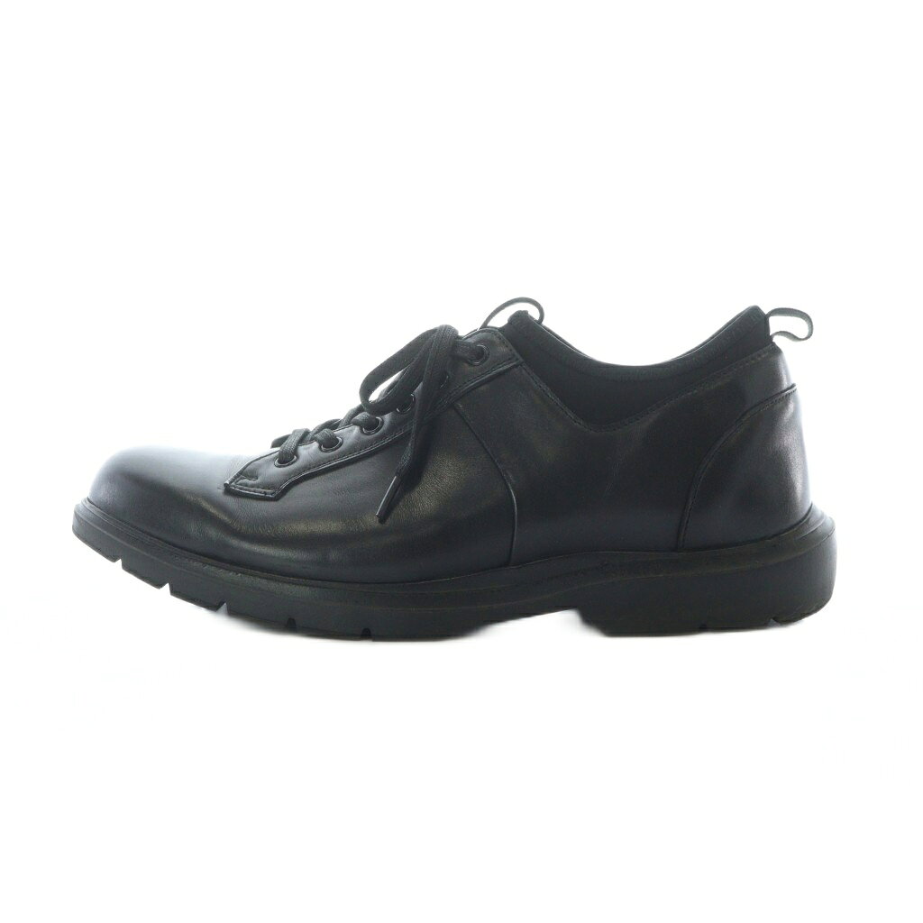 【中古】フェザーステップ FEATHER STEP ビジネススニーカー ビジネスシューズ 26cm 3E プレーントゥ 26cm 黒 ブラック /RI ■OS メンズ 【ベクトル 古着】 260225