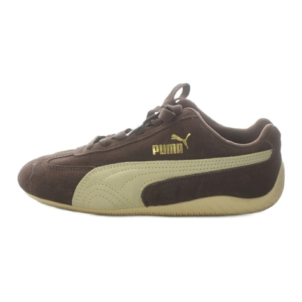 乐天商城 - 【中古】プーマ PUMA BEAUTY&YOUTH 別注 スピードキャット Speedcat OG Chestnut Brown Creamy Vanilla スニーカー シューズ 23.0cm ベージュ 茶 ブラウン 404388-01 /AN6 レディース 【ベクトル 古着】 260224