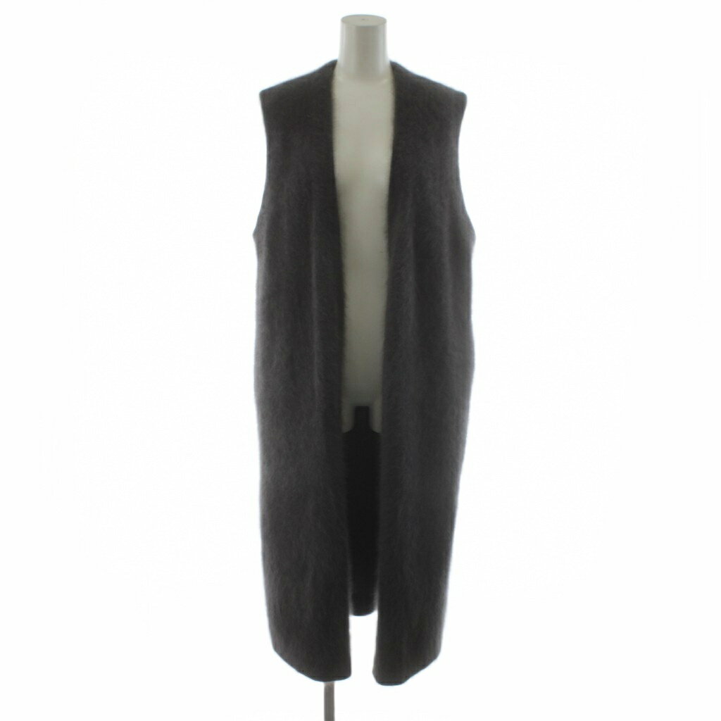 樂天商城 - 【中古】ボールジー BALLSEY トゥモローランド 21AW フラッフィーヤーン ロングジレ ベスト S グレー 11021402102 /AN67 レディース 【ベクトル 古着】 260224