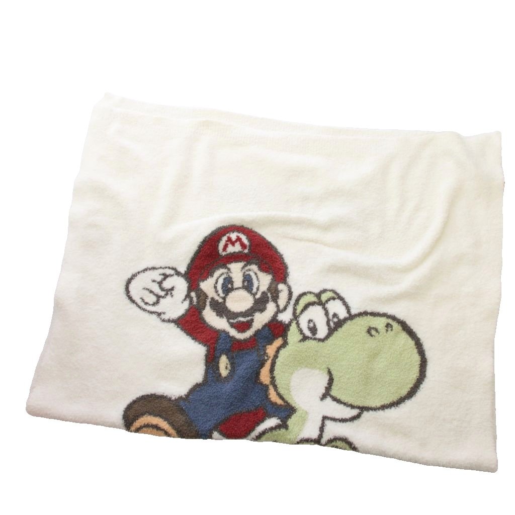 【中古】ジェラートピケ gelato pique SUPER MARIO キャラクターブランケット ボア アイボリー マルチカラー PWGG214552 /TK レディース 【ベクトル 古着】 260302