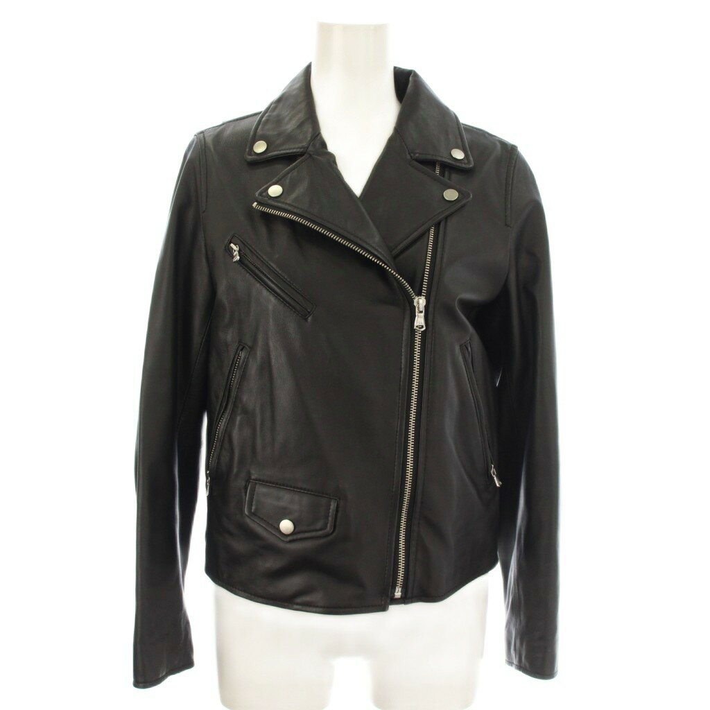 【中古】sophila ソフィラ 上着 羊皮 F 黒 ライダースジャケット /JP レディース 【ベクトル 古着】 260227