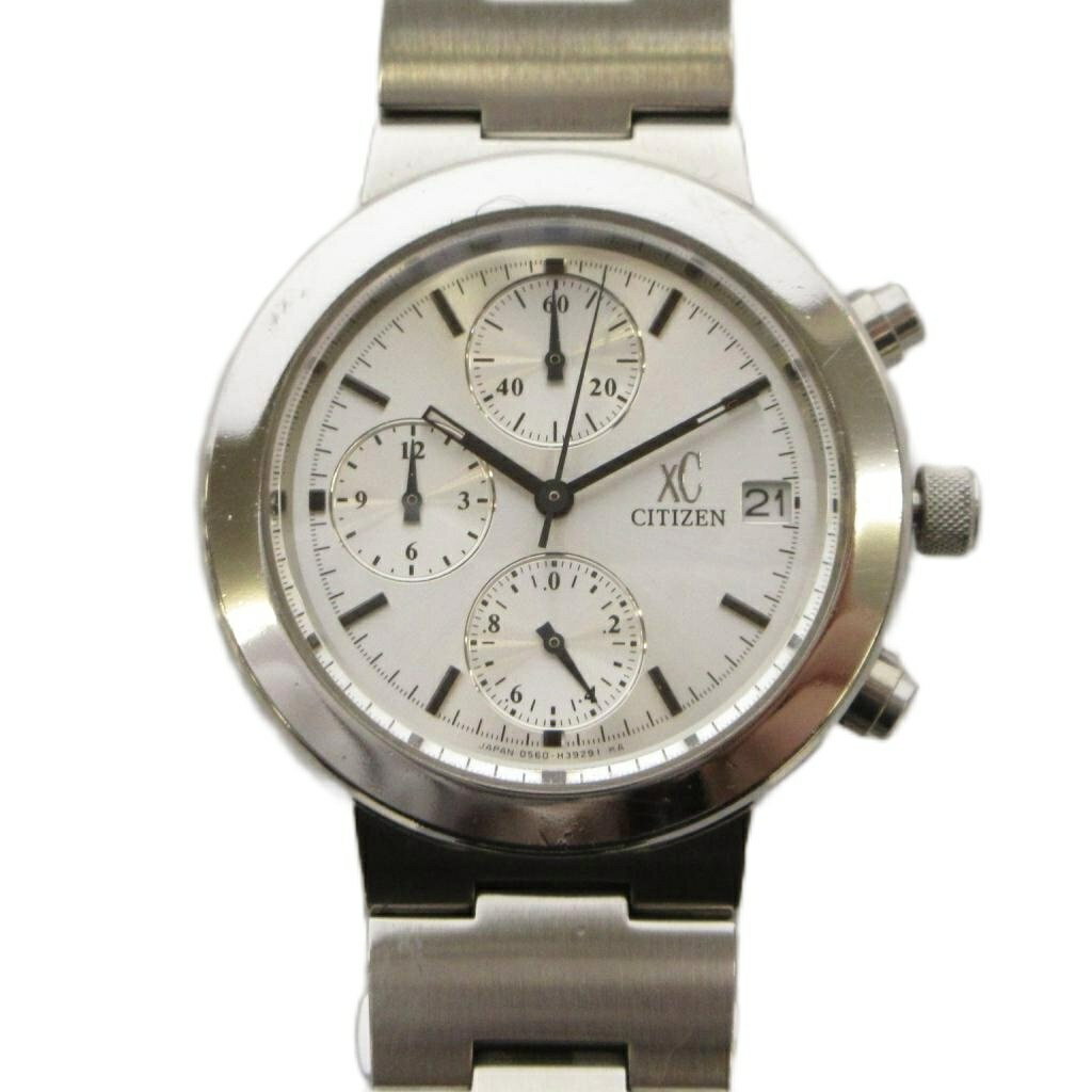 BVLGARI - 【中古】シチズン CITIZEN クロスシー XC 腕時計 アナログ 3針 クォーツ シルバー色 0560-H25969 /AN59 ■MA レディース 【ベクトル 古着】 260423