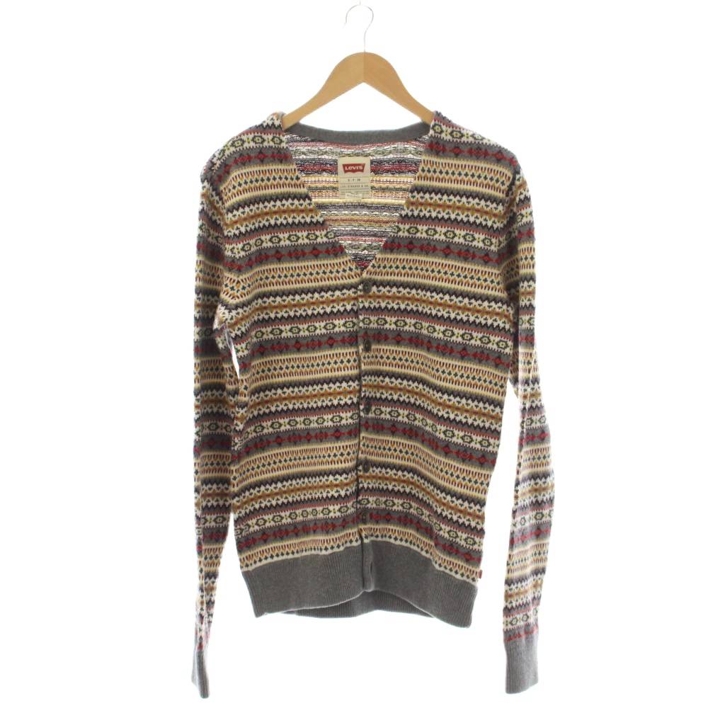 【中古】リーバイス Levi's カーディガン S 総柄 グレー/LP ■MA メンズ 【ベクトル 古着】 260305ブランドリーバイス Levi's表記サイズ実寸サイズをご覧ください実寸サイズ肩幅：41cm　身幅：48cm　着丈：65cm　袖丈：70cm　　素材綿、毛色グレー状態使用感が少なく、かなり状態の良い商品です。 ※あくまでも中古品ですので掲載写真や記載内容をご確認いただき、ご理解の上ご購入ください。付属品替えボタン備考リーバイ・ストラウスジャパン（株)商品のお問い合わせの回答を休止しております。＊各商品ページの商品詳細等をご確認の上ご購入ください。【中古】リーバイス Levi's カーディガン S 総柄 グレー/LP ■MA メンズ 【ベクトル 古着】 260305状態ランク　”A”詳細については、下記および「状態ランクについて」ページをご覧ください。未使用・新品の商品ほぼ新品同様の商品使用感が少なく、かなり状態の良い商品使用感はあるが、傷や汚れの少ない商品使用感の他、傷や汚れが見られる商品かなり大きな傷みがある難あり商品※S〜CランクはUSED品となりますので、使用感をご理解の上でご入札下さい。状態ランクについてinformationブランドリーバイス Levi's表記サイズ実寸サイズをご覧ください実寸サイズ肩幅：41cm　身幅：48cm　着丈：65cm　袖丈：70cm　　素材綿、毛色グレー状態使用感が少なく、かなり状態の良い商品です。 ※あくまでも中古品ですので掲載写真や記載内容をご確認いただき、ご理解の上ご購入ください。付属品替えボタン備考リーバイ・ストラウスジャパン（株)商品のお問い合わせの回答を休止しております。＊各商品ページの商品詳細等をご確認の上ご購入ください。本商品は一点物です他サイトや店舗にて販売している商品です。多少のお時間差にて欠品になることもございます。予めご了承頂ますようお願い致します。ベクトル・サイズガイドはこちらこの商品と同じブランドの商品を見る