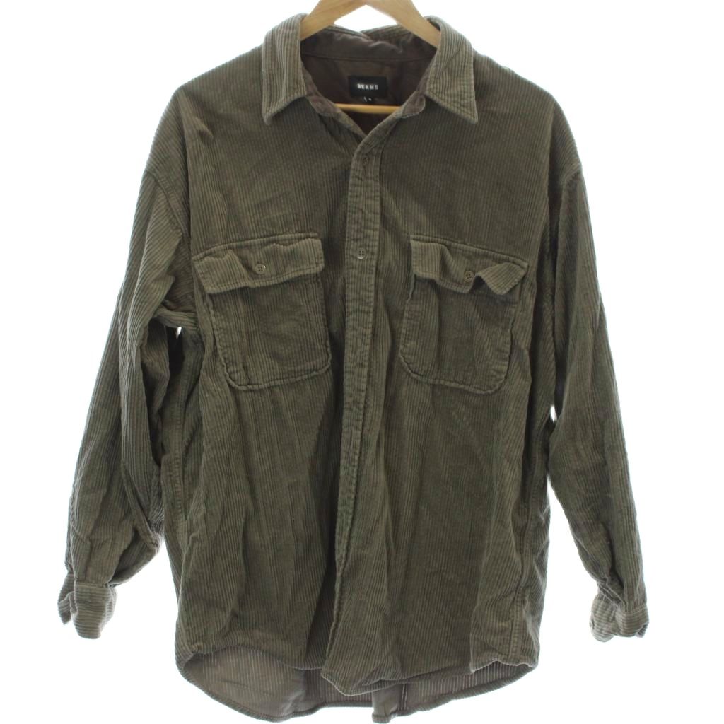【中古】ビームス BEAMS シャツ S 長袖 無地 コーデュロイシャツ ドロップショルダー オーバーサイズシルエット カーキ フラップポケット /DU メンズ 【ベクトル 古着】 260312ブランドビームス BEAMS表記サイズS実寸サイズ肩幅：54cm　身幅：65cm　着丈：75cm　袖丈：55cm　　素材本体 綿 レーヨン 別布 ポリエステル 綿色カーキ状態使用感が少なく、かなり状態の良い商品です。 ※あくまでも中古品ですので掲載写真や記載内容をご確認いただき、ご理解の上ご購入ください。付属品替えボタン備考（株）ビームス商品のお問い合わせの回答を休止しております。＊各商品ページの商品詳細等をご確認の上ご購入ください。【中古】ビームス BEAMS シャツ S 長袖 無地 コーデュロイシャツ ドロップショルダー オーバーサイズシルエット カーキ フラップポケット /DU メンズ 【ベクトル 古着】 260312状態ランク　”A”詳細については、下記および「状態ランクについて」ページをご覧ください。未使用・新品の商品ほぼ新品同様の商品使用感が少なく、かなり状態の良い商品使用感はあるが、傷や汚れの少ない商品使用感の他、傷や汚れが見られる商品かなり大きな傷みがある難あり商品※S〜CランクはUSED品となりますので、使用感をご理解の上でご入札下さい。状態ランクについてinformationブランドビームス BEAMS表記サイズS実寸サイズ肩幅：54cm　身幅：65cm　着丈：75cm　袖丈：55cm　　素材本体 綿 レーヨン 別布 ポリエステル 綿色カーキ状態使用感が少なく、かなり状態の良い商品です。 ※あくまでも中古品ですので掲載写真や記載内容をご確認いただき、ご理解の上ご購入ください。付属品替えボタン備考（株）ビームス商品のお問い合わせの回答を休止しております。＊各商品ページの商品詳細等をご確認の上ご購入ください。本商品は一点物です他サイトや店舗にて販売している商品です。多少のお時間差にて欠品になることもございます。予めご了承頂ますようお願い致します。ベクトル・サイズガイドはこちらこの商品と同じブランドの商品を見る