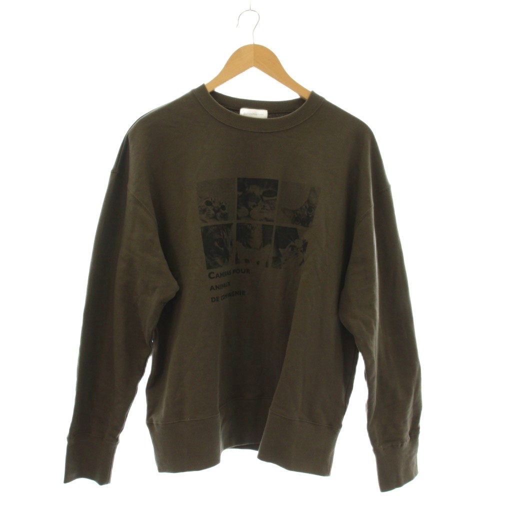 【中古】バンヤードストーム BARNYARDSTORM トレーナー F カーキ 長袖 クルーネック 猫プリント /JP レディース 【ベクトル 古着】 260308ブランドバンヤードストーム BARNYARDSTORM表記サイズF実寸サイズ肩幅：57.5cm　身幅：60cm　袖丈：55.5cm　着丈：63cm　　素材綿 リブ部分 綿、ポリウレタン色カーキ状態使用感が少なく、かなり状態の良い商品です。 ※あくまでも中古品ですので掲載写真や記載内容をご確認いただき、ご理解の上ご購入ください。備考エレメントルール商品のお問い合わせの回答を休止しております。＊各商品ページの商品詳細等をご確認の上ご購入ください。【中古】バンヤードストーム BARNYARDSTORM トレーナー F カーキ 長袖 クルーネック 猫プリント /JP レディース 【ベクトル 古着】 260308状態ランク　”A”詳細については、下記および「状態ランクについて」ページをご覧ください。未使用・新品の商品ほぼ新品同様の商品使用感が少なく、かなり状態の良い商品使用感はあるが、傷や汚れの少ない商品使用感の他、傷や汚れが見られる商品かなり大きな傷みがある難あり商品※S〜CランクはUSED品となりますので、使用感をご理解の上でご入札下さい。状態ランクについてinformationブランドバンヤードストーム BARNYARDSTORM表記サイズF実寸サイズ肩幅：57.5cm　身幅：60cm　袖丈：55.5cm　着丈：63cm　　素材綿 リブ部分 綿、ポリウレタン色カーキ状態使用感が少なく、かなり状態の良い商品です。 ※あくまでも中古品ですので掲載写真や記載内容をご確認いただき、ご理解の上ご購入ください。備考エレメントルール商品のお問い合わせの回答を休止しております。＊各商品ページの商品詳細等をご確認の上ご購入ください。本商品は一点物です他サイトや店舗にて販売している商品です。多少のお時間差にて欠品になることもございます。予めご了承頂ますようお願い致します。ベクトル・サイズガイドはこちらこの商品と同じブランドの商品を見る
