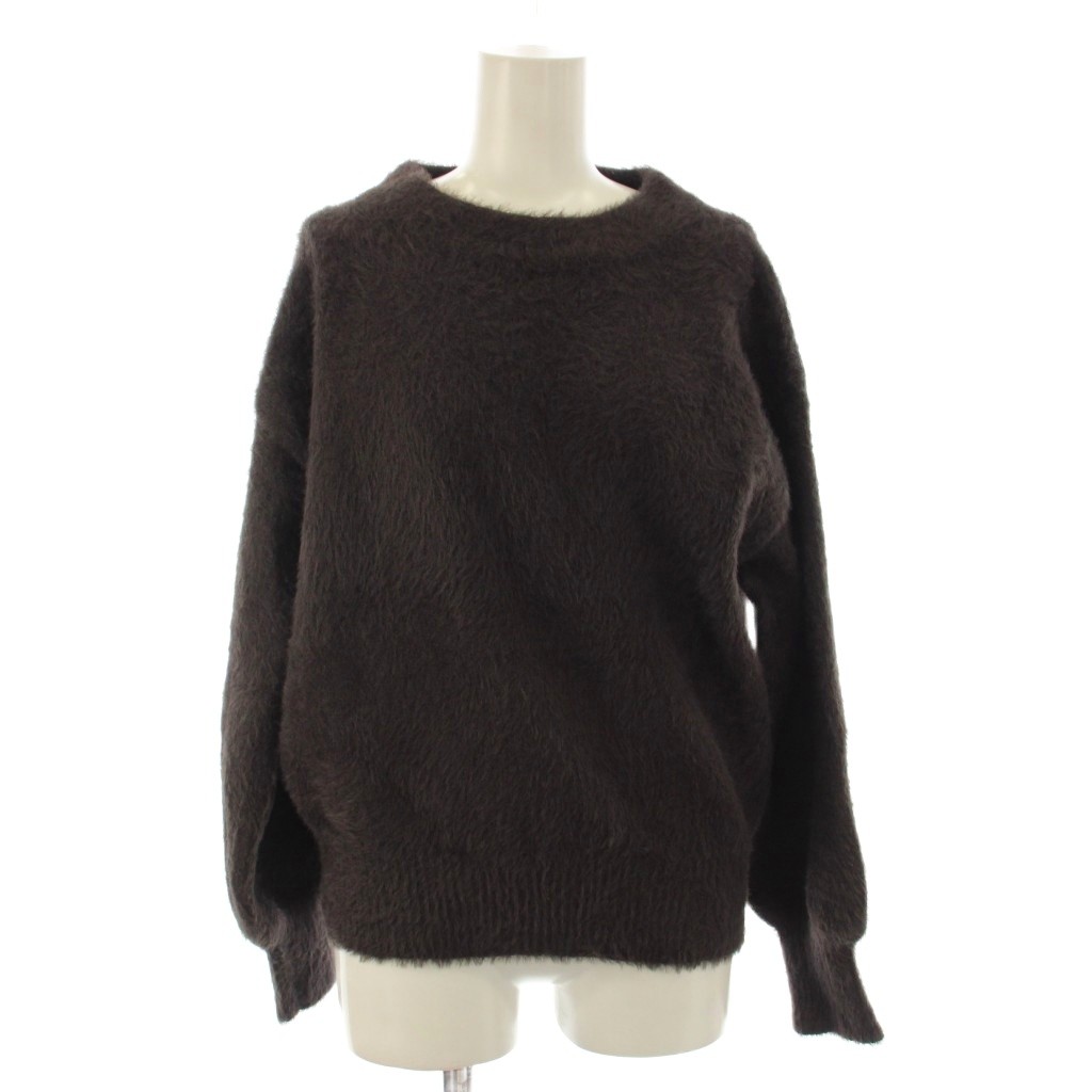 【中古】ロペピクニック ROPE Picnic ニット セーター 38 茶 長袖 シャギーニット ラウンドネック /JP レディース 【ベクトル 古着】 260311 auc-vector-21062156 ブランド古着の買取販売ベクトル パッケージ画像