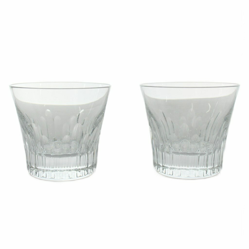 【中古】バカラ Baccarat フィオラ 2018 2客セット グラス 食器 クリア /AN7 メ ...