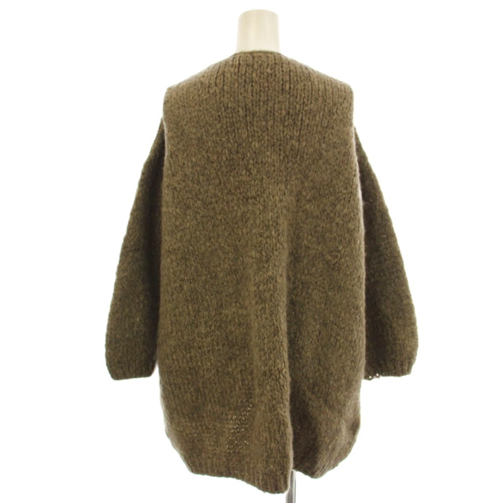 【中古】トリコットジーンマルク TRICOTS JEAN MARC モヘヤ混 ニット カーディガン F 茶 ブラウン /☆G 【ベクトル 古着】 260312 2