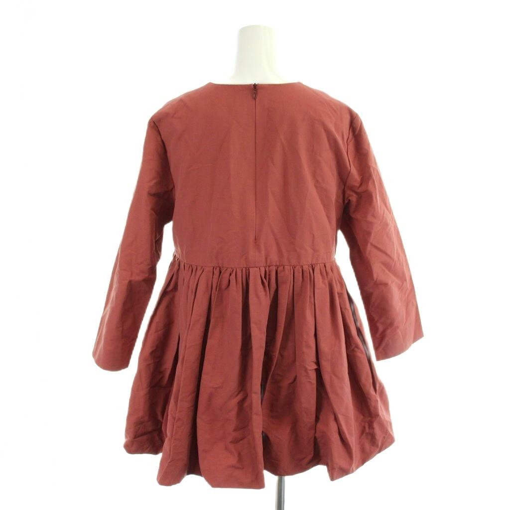 【中古】ミラオーウェン Mila Owen 21AW シャツ ブラウス 1 茶 ブラウン 長袖 ラウンドネック ギャザー切り替え /AP レディース 【ベクトル 古着】 260312 auc-vector-20791096 ブランド古着の買取販売ベクトル サンプル画像2