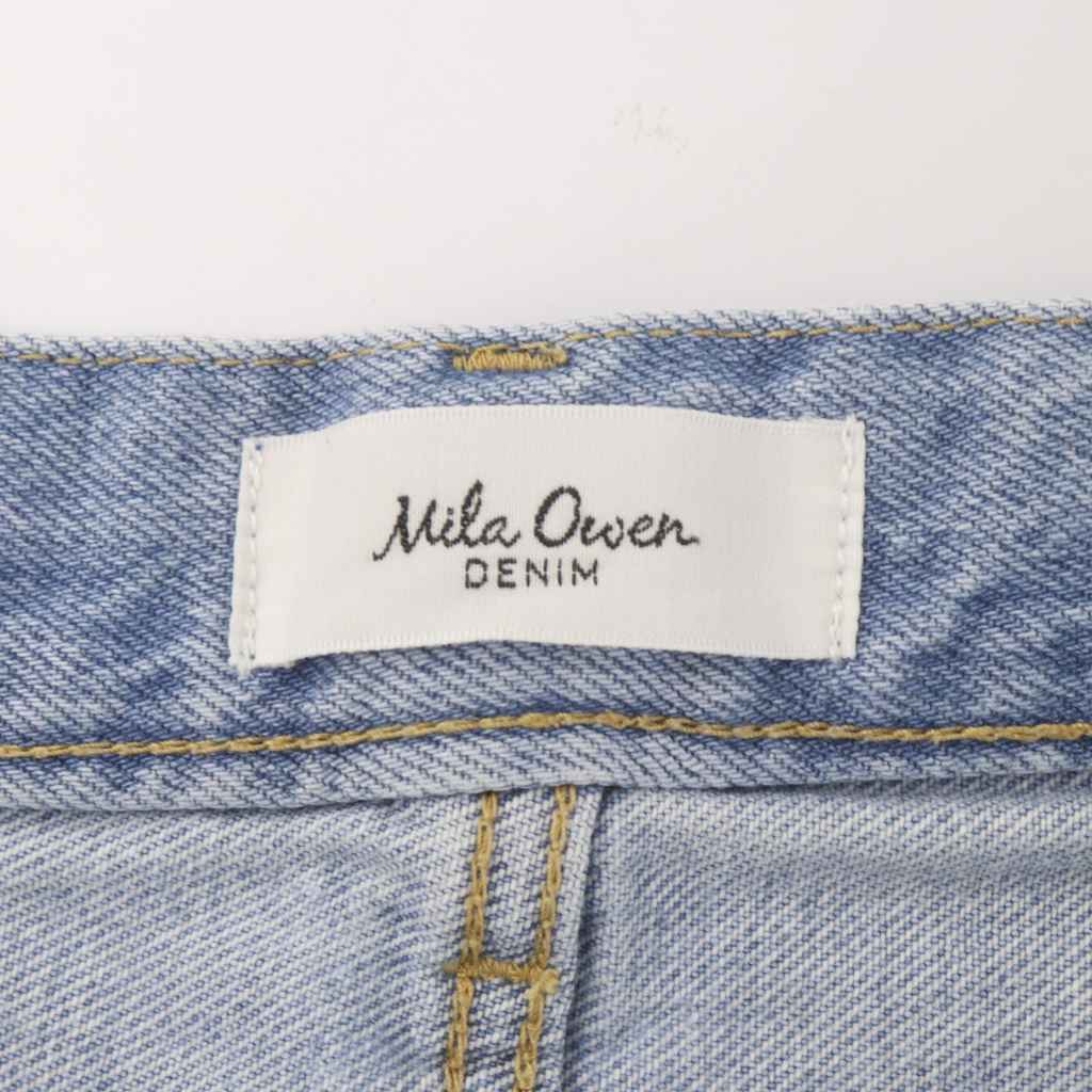 【中古】ミラオーウェン Mila Owen デニム ジーンズ 0 ライトブルー 無地 カットオフ 切りっぱなし裾 /AU レディース 【ベクトル 古着】 260313 auc-vector-20791131 ブランド古着の買取販売ベクトル サンプル画像3