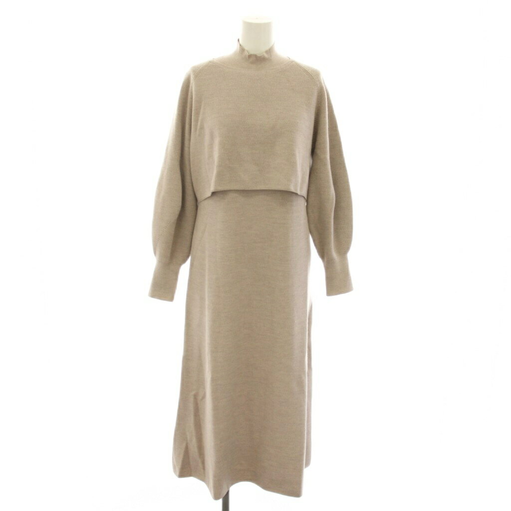 【中古】アナイ ANAYI 21AW セットアップ 上下 2点セット メリノウールアンサンブルニットワンピース ロング ハイネック ノースリーブ ニット セーター 長袖 38 ベージュ 10212714310 /YT レディース 【ベクトル 古着】 260312ブランドアナイ ANAYI表記サイズ38実寸サイズ身幅：約42cm　着丈：約111cm　ウエスト 約78cm　　■ニット　身幅 約52cm　ゆき丈 約72cm　着丈 約35.5cm　素材毛、ポリエステル色ベージュ状態一部ヨレや糸引き箇所もございますが、使用感が少なく、状態の良い商品です。（写真9枚目参照） ※あくまでも中古品ですので掲載写真や記載内容をご確認いただき、ご理解の上ご購入ください。備考・ポケットなし ・それぞれ単品で着用可能商品のお問い合わせの回答を休止しております。＊各商品ページの商品詳細等をご確認の上ご購入ください。【中古】アナイ ANAYI 21AW セットアップ 上下 2点セット メリノウールアンサンブルニットワンピース ロング ハイネック ノースリーブ ニット セーター 長袖 38 ベージュ 10212714310 /YT レディース 【ベクトル 古着】 260312状態ランク　”A”詳細については、下記および「状態ランクについて」ページをご覧ください。未使用・新品の商品ほぼ新品同様の商品使用感が少なく、かなり状態の良い商品使用感はあるが、傷や汚れの少ない商品使用感の他、傷や汚れが見られる商品かなり大きな傷みがある難あり商品※S〜CランクはUSED品となりますので、使用感をご理解の上でご入札下さい。状態ランクについてinformationブランドアナイ ANAYI表記サイズ38実寸サイズ身幅：約42cm　着丈：約111cm　ウエスト 約78cm　　■ニット　身幅 約52cm　ゆき丈 約72cm　着丈 約35.5cm　素材毛、ポリエステル色ベージュ状態一部ヨレや糸引き箇所もございますが、使用感が少なく、状態の良い商品です。（写真9枚目参照） ※あくまでも中古品ですので掲載写真や記載内容をご確認いただき、ご理解の上ご購入ください。備考・ポケットなし ・それぞれ単品で着用可能商品のお問い合わせの回答を休止しております。＊各商品ページの商品詳細等をご確認の上ご購入ください。本商品は一点物です他サイトや店舗にて販売している商品です。多少のお時間差にて欠品になることもございます。予めご了承頂ますようお願い致します。ベクトル・サイズガイドはこちらこの商品と同じブランドの商品を見る