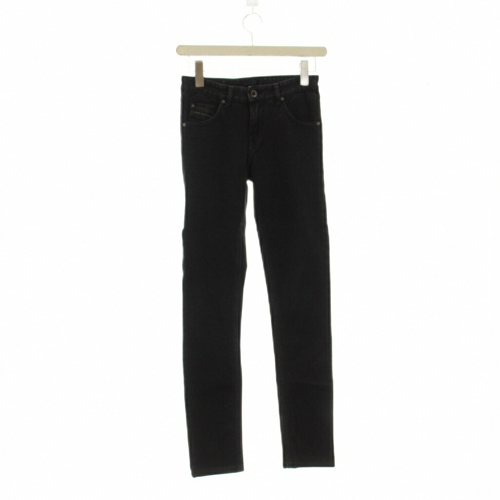 ディーゼルブラックゴールド DIESEL BLACK GOLD デニム ジーンズ 25 黒 ブラック 無地 長ズボン 5ポケット /JP レディース  260317