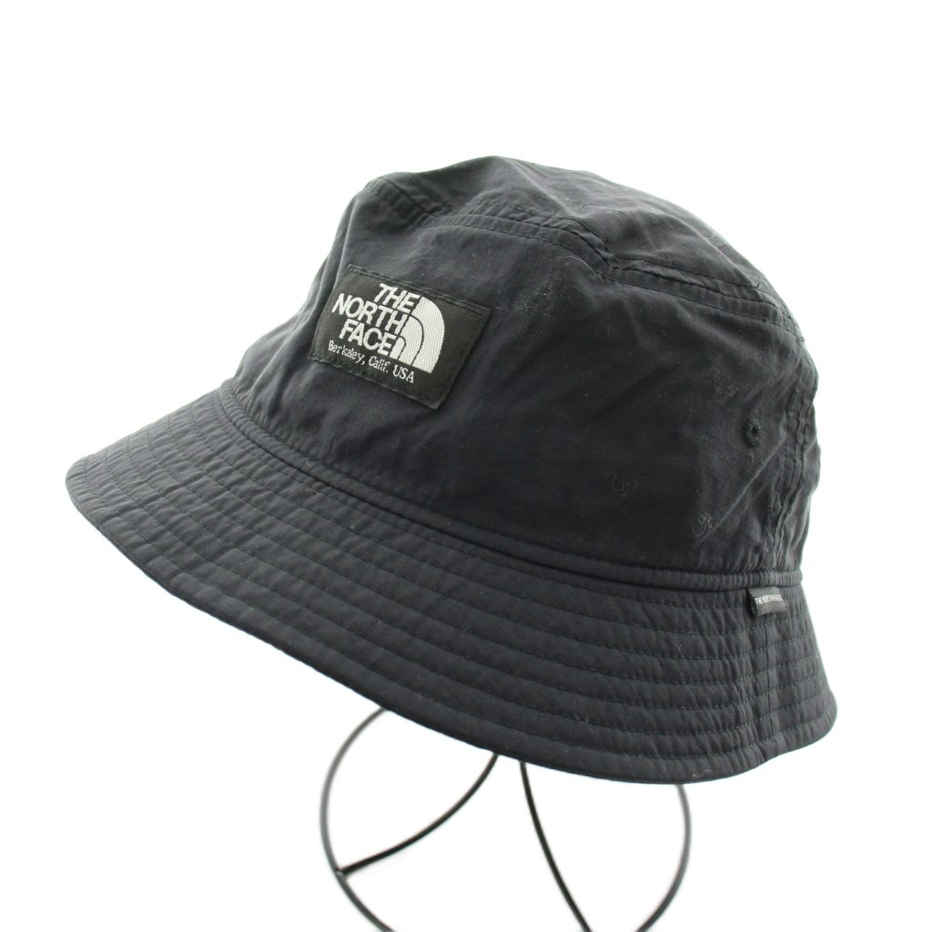 【中古】ザノースフェイス THE NORTH FACE キャンプサイドハット Camp Side Hat 帽子 ロゴ M 黒 ブラック NN02345 /AN31 レディース 【ベクトル 古着】 260323