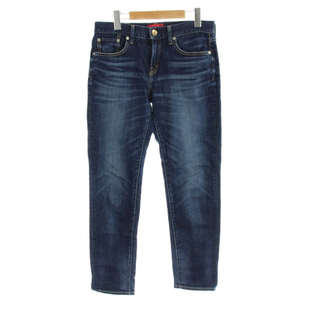 Capri Pants - 【中古】レッドカード RED CARD デニム ジーンズ 24 紺 ネイビー ウォッシュ加工 スリムフィット /AP レディース 【ベクトル 古着】 260317