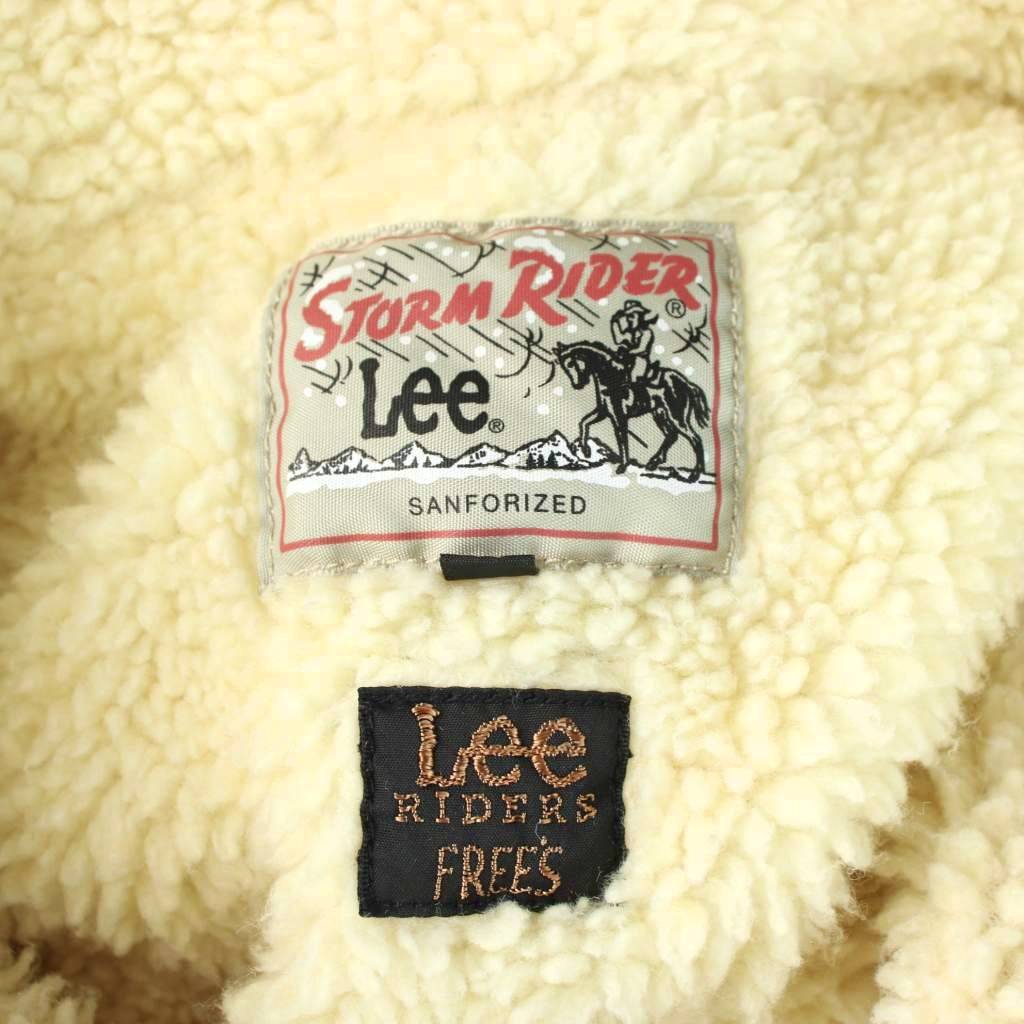 【中古】リー LEE ジャケット 上着 M ベージュ ボア襟 コーデュロイ 長袖 97754 /AP レディース 【ベクトル 古着】 260320 3