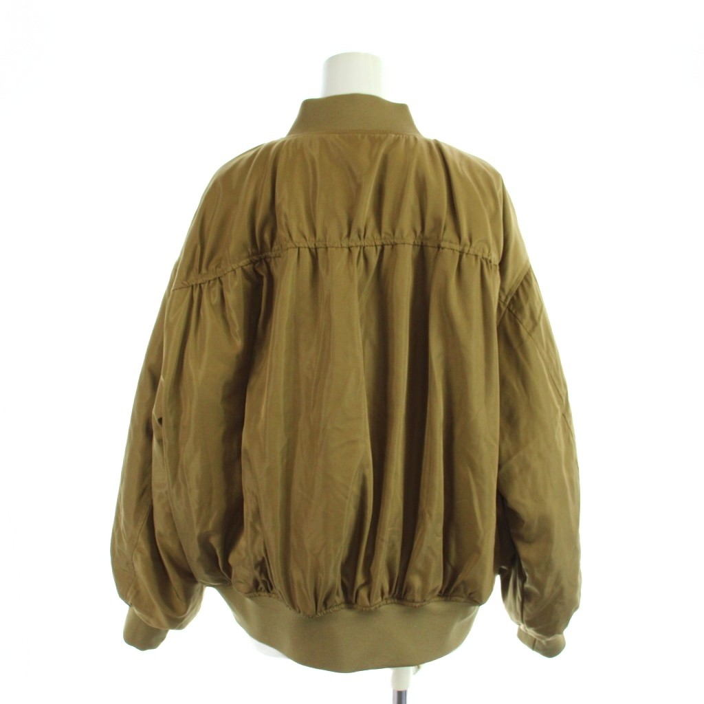 【中古】ナノユニバース nano universe 24AW バックギャザー MA-1 ジャケット 上着 F ベージュ カーキ 長袖 リブ襟 ジップアップ 6734212303 /AP レディース 【ベクトル 古着】 260325 auc-vector-20824122 ブランド古着の買取販売ベクトル サンプル画像2