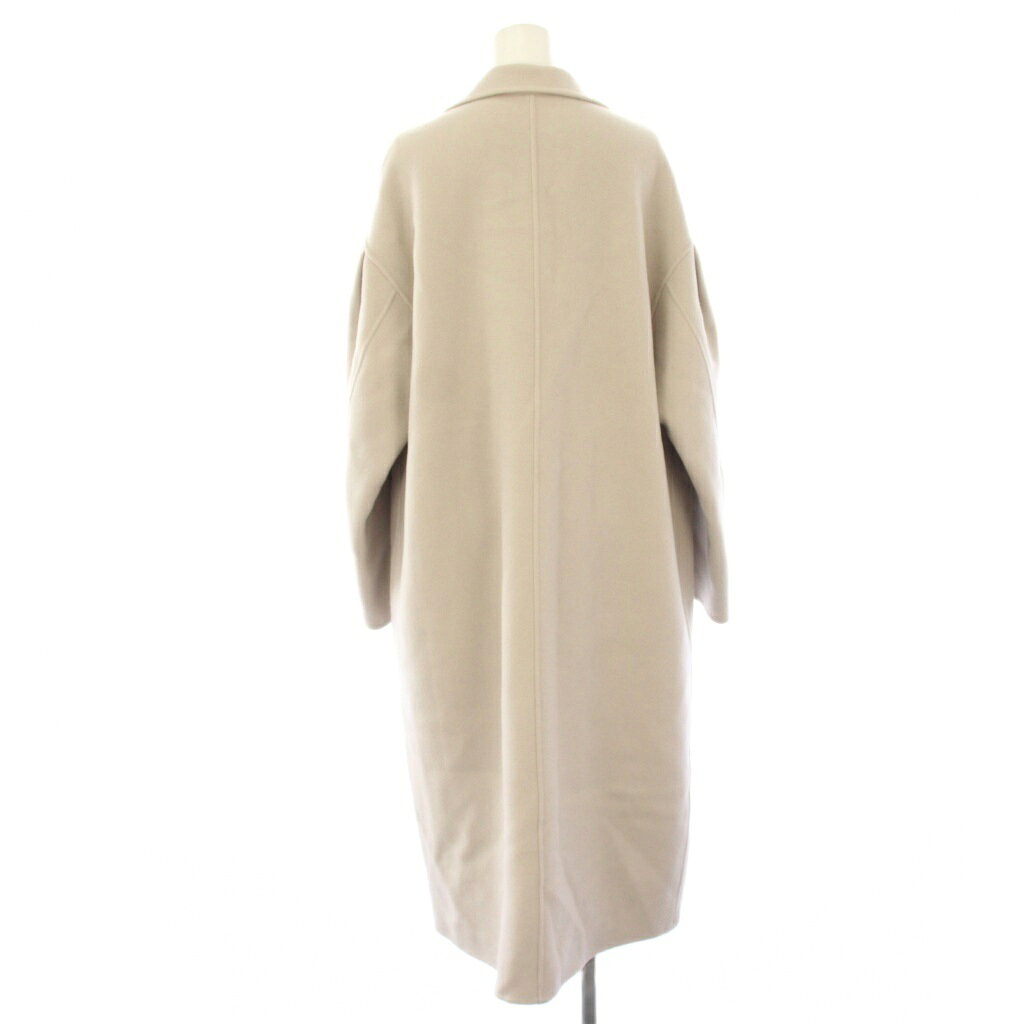 【中古】ナノユニバース nano universe PURE LAMBS リバーロングコート チェスターコート ウール M ベージュ 669-4211301 /HN レディース 【ベクトル 古着】 260326 auc-vector-20822800 ブランド古着の買取販売ベクトル サンプル画像3