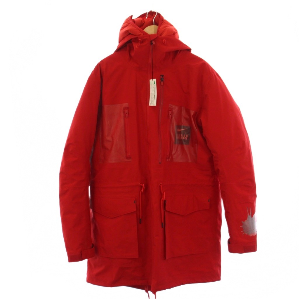 【中古】ナイキ NIKE × UNDERCOVER 19AW 3レイヤーフィッシュテールパーカー ダウンジャケット ジップアップ XL 赤 CD7523-611 /BM メンズ 【ベクトル 古着】 260326の商品画像