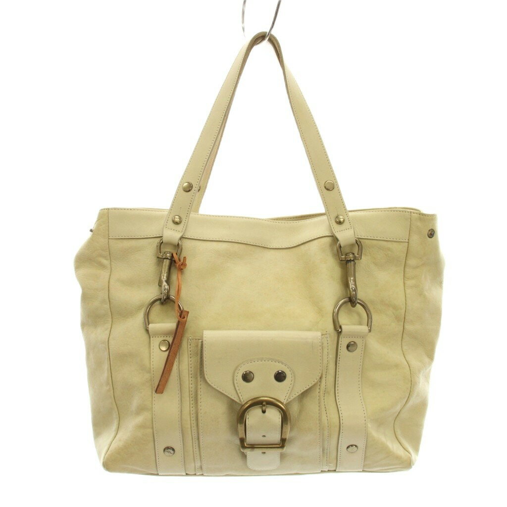 【中古】バルドロゼ BARDOT ROSE トートバッグ レザー ベージュ /YM ●D レディース 【ベクトル 古着】 260330