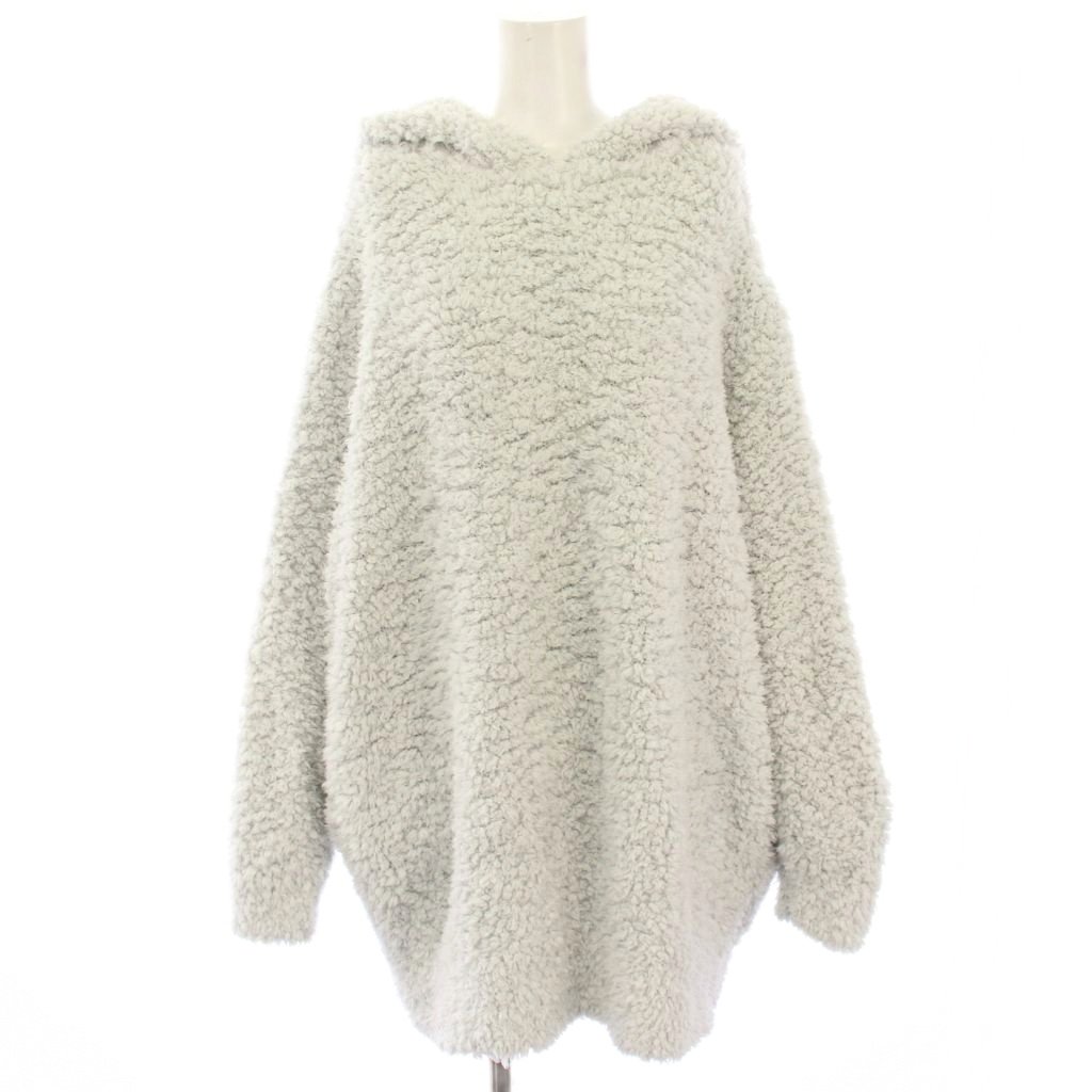 室内服饰 - 【中古】ジェラートピケ gelato pique 24AW MONSTER BIGフーディ ルームウェア 部屋着 ナイトウェア ワンピース ボア F 水色 ライトブルー PWNT244037 /HN レディース 【ベクトル 古着】 260326