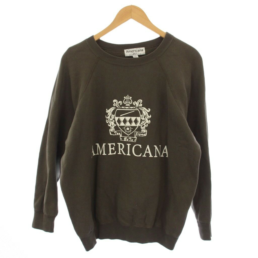 Americana アメリカーナ スウェット F グレー 【古着】【中古】 中古・古着通販】Americana (アメリカーナ) スウェットワンピース