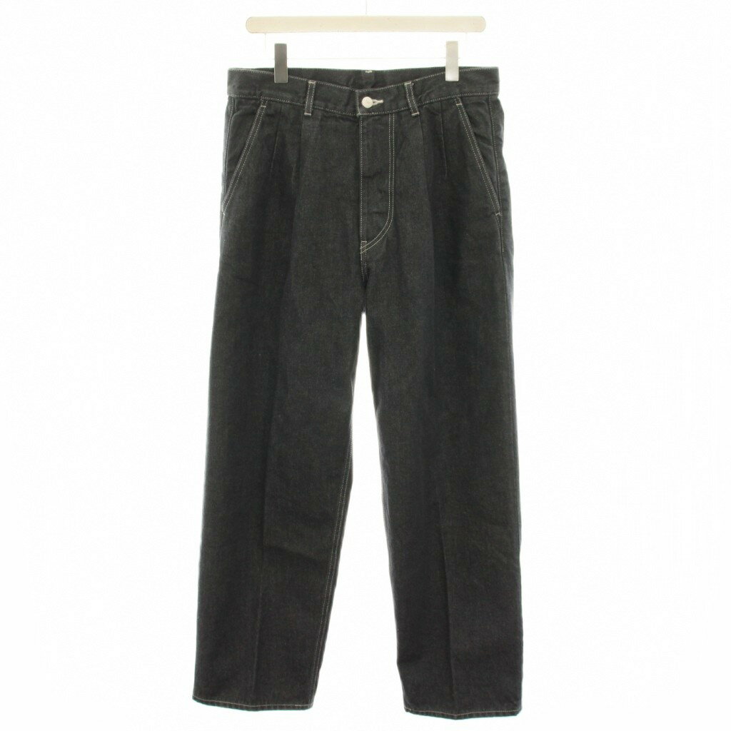 [중고] 그래프 종이 Graphpaper 그레이 톤 데님 투 탁 팬츠 Gray Tone Denim TwoTuck Pants 데님 팬츠 청바지 지퍼 플라이 2 그레이 GM252-40067RB / YT 남성 [벡터 헌옷] 260331