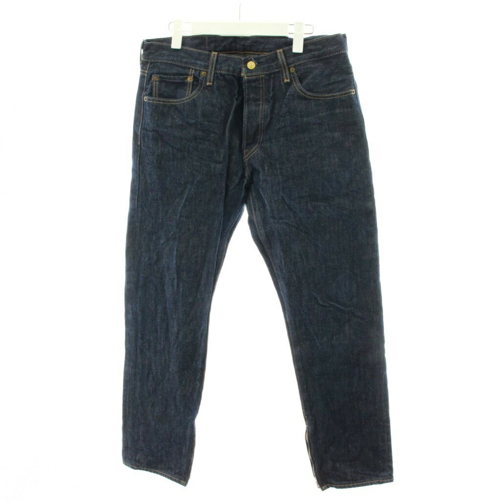 [중고] 리바이스 Levi's × 키스 KITH 501 데님 팬츠 청바지 지팡이 G 팬 버튼 플라이 W36L32 네이비 / AN46 남성 [벡터 헌옷] 260401