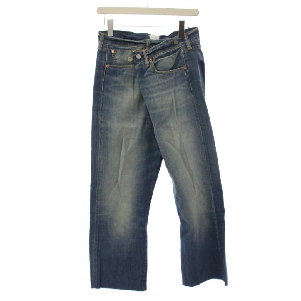 [중고]프르미에 아론디스몬 1er Arrondissement × 리바이스 Levi's 501 데님 팬츠 청바지 옷자락 컷오프 W38L32 인디고 B1032AFP075 /BM 맨즈 [벡터 헌옷] 260401