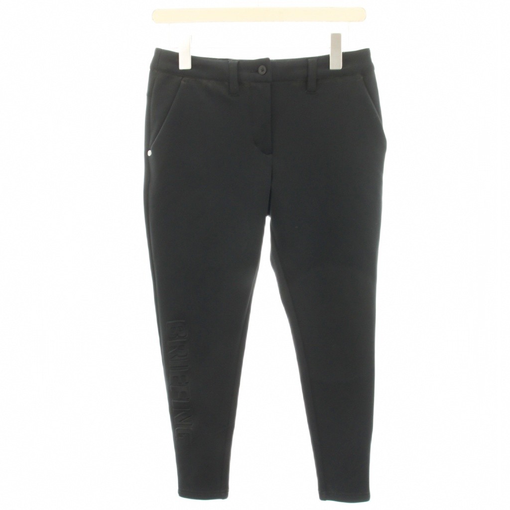 樂天商城 - 【中古】ブリーフィング BRIEFING 3D LOGO SLIM PANTS パンツ ゴルフウェア ロゴ XS 黒 ブラック BBG221W15 /HN レディース 【ベクトル 古着】 260406