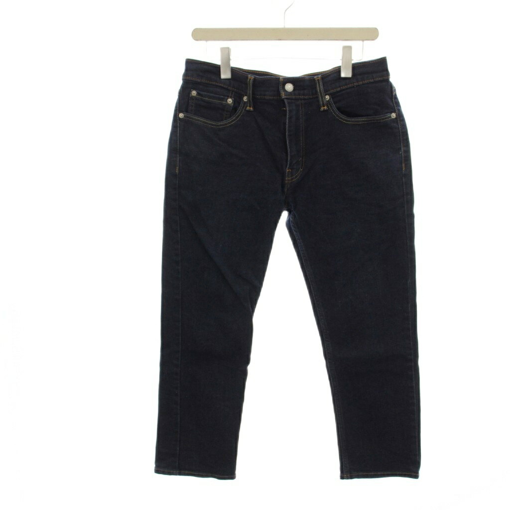 【中古】リーバイス Levi's 511 デニム ジーンズ W32 L32 ネイビー ストレートシルエット ボタンフライ クロップド丈 /KG メンズ 【ベクトル 古着】 260406