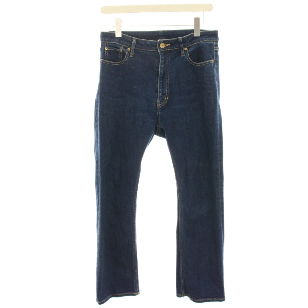 [중고] 뮤즈 두지엠 클래스 MUSE de Deuxieme Classe 23SS CROPPED 크롭드 스트레치 데님 팬츠 청바지 38 네이비 23030500403010 /HN 레이디스 [벡터 헌옷] 26040